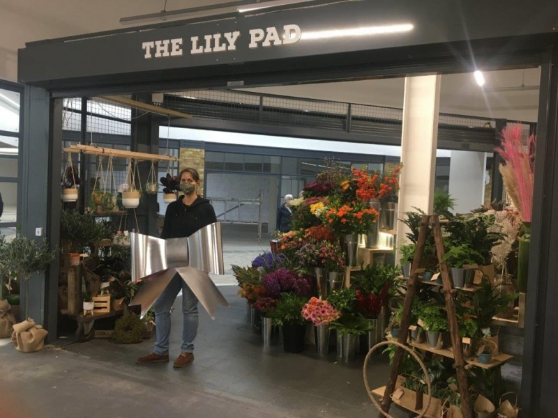 Florist opens stunning new stall at Five Valleys market