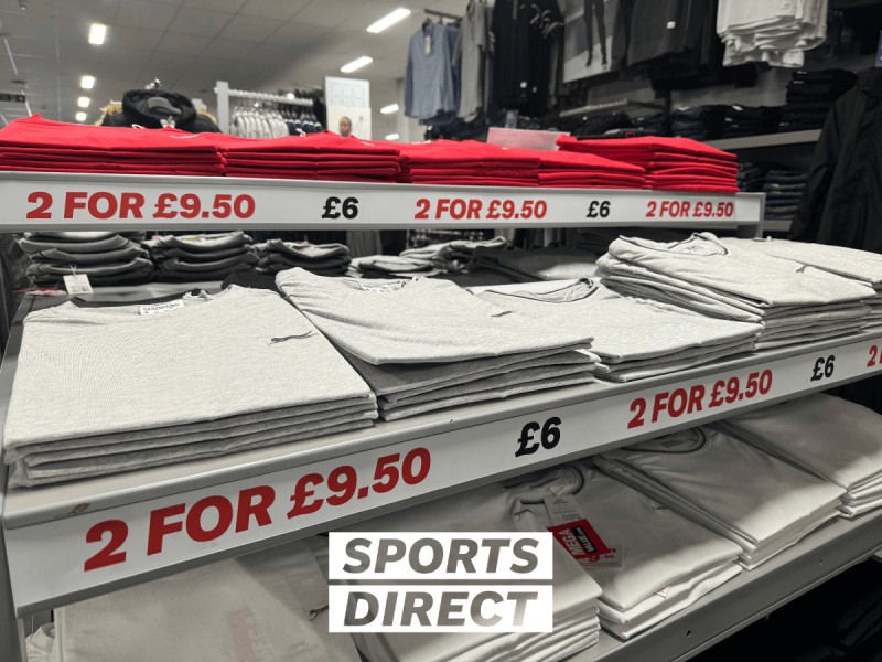 2 for £9.50 Slazenger tops at Sports Direct